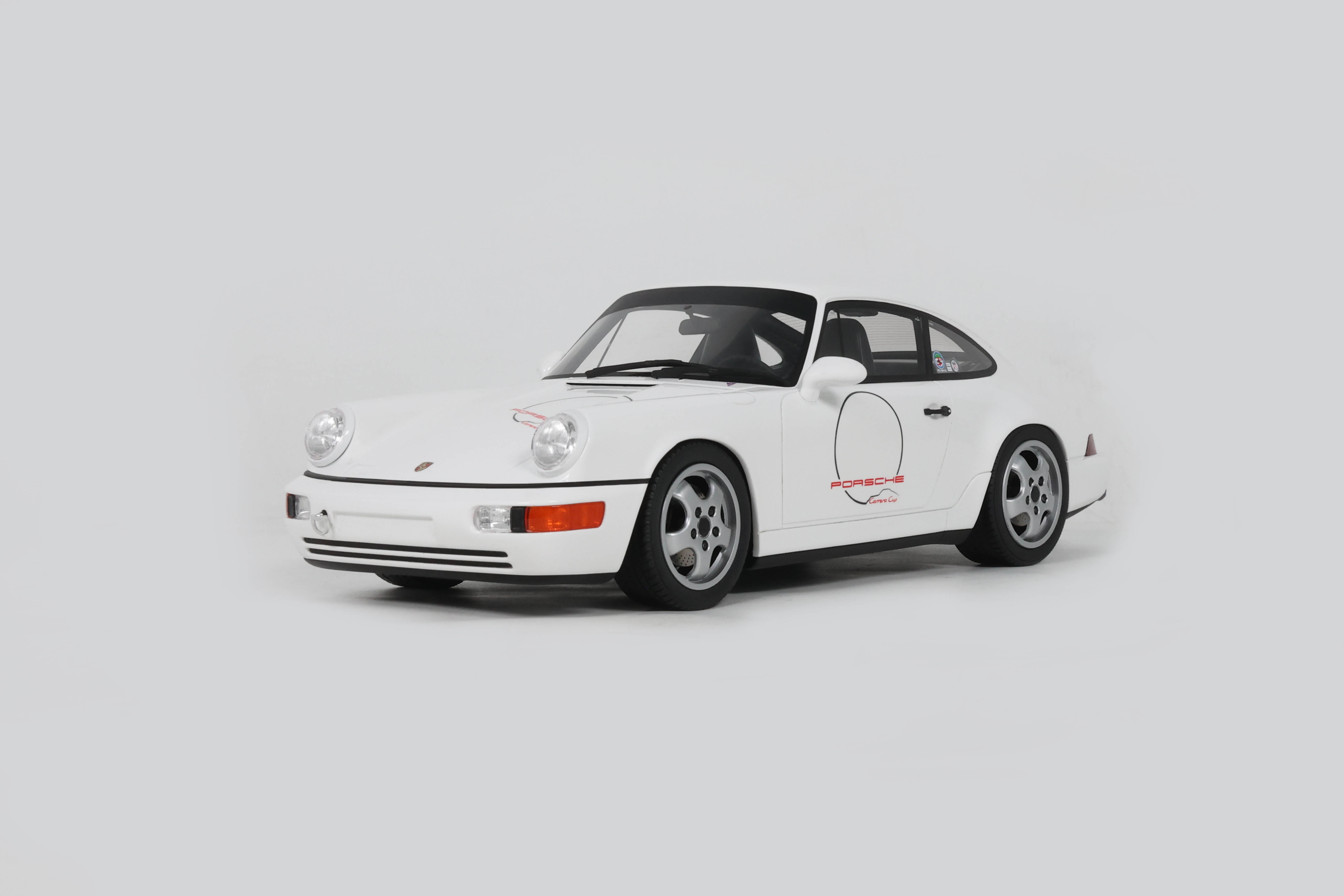 Porsche 911 (964) Carrera Cup USA Edition 1992 Wit - 1:18